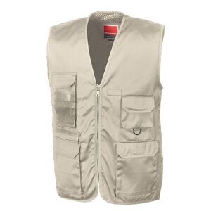 WORK-GUARD by Result Unisex Adult Adventure Safari Vest / Camel
